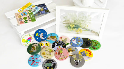 絵本の缶バッジ】刺繍缶バッジ ver.2/ねないこだれだ – 親子の時間研究 絵本の缶バッジ】刺繍缶バッジ ver.2/ねないこだれだ – 親子の時間研究