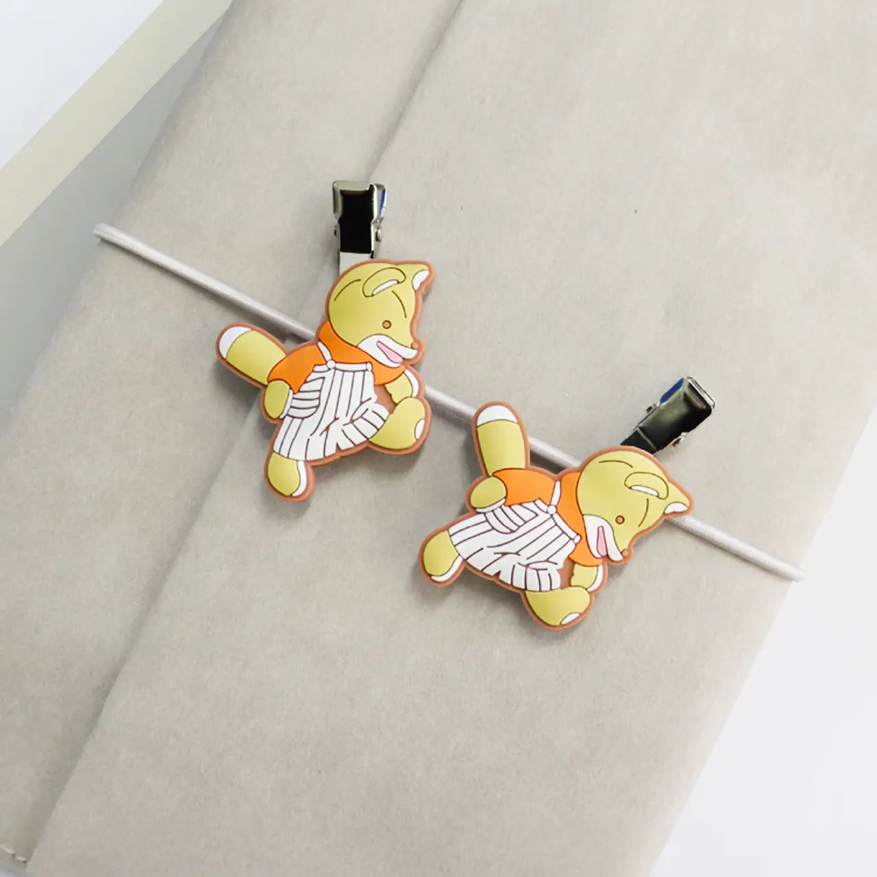 【絵本のクリップ】前髪クリップ/こん2P【こんとあき】