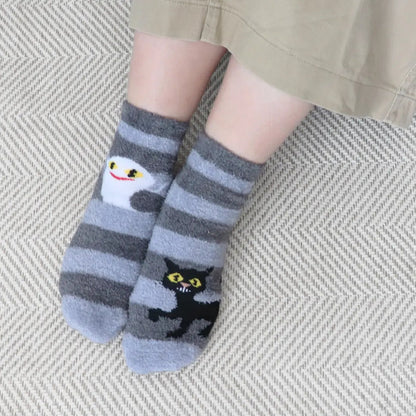 ルームソックス　レディース／かくれんぼ【ねないこだれだ】【絵本のくつした】