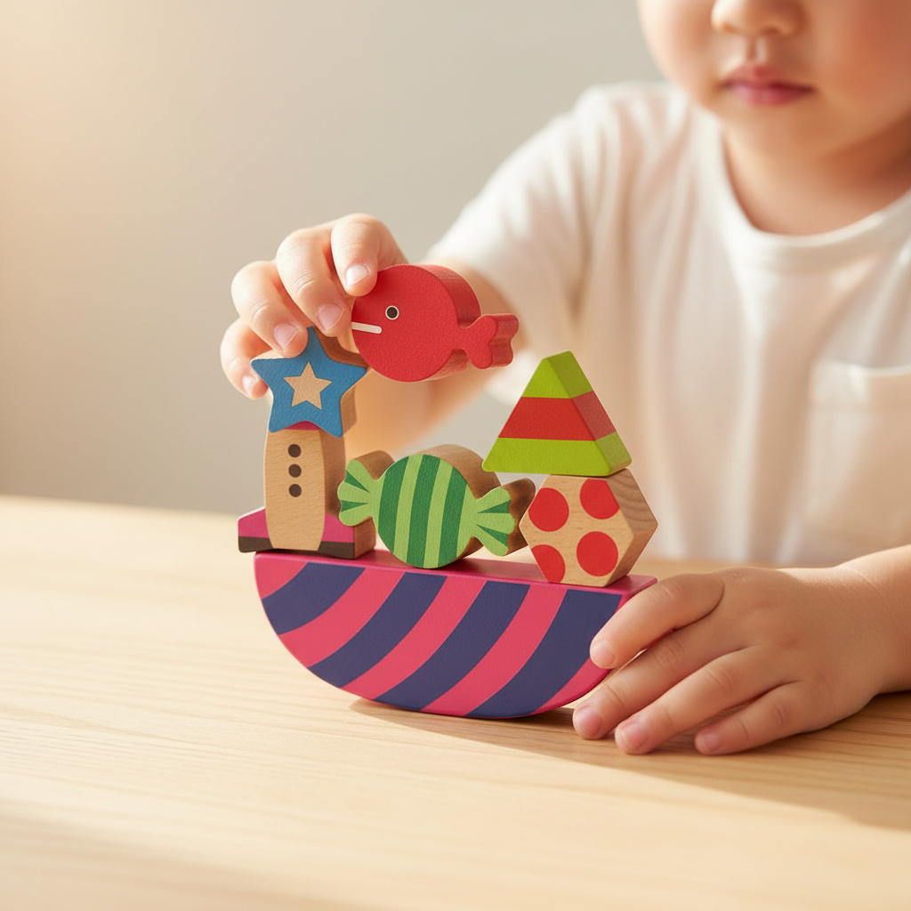 絵本のつみき】バランスセット(きんぎょがにげた) – 親子の時間研究所STORE