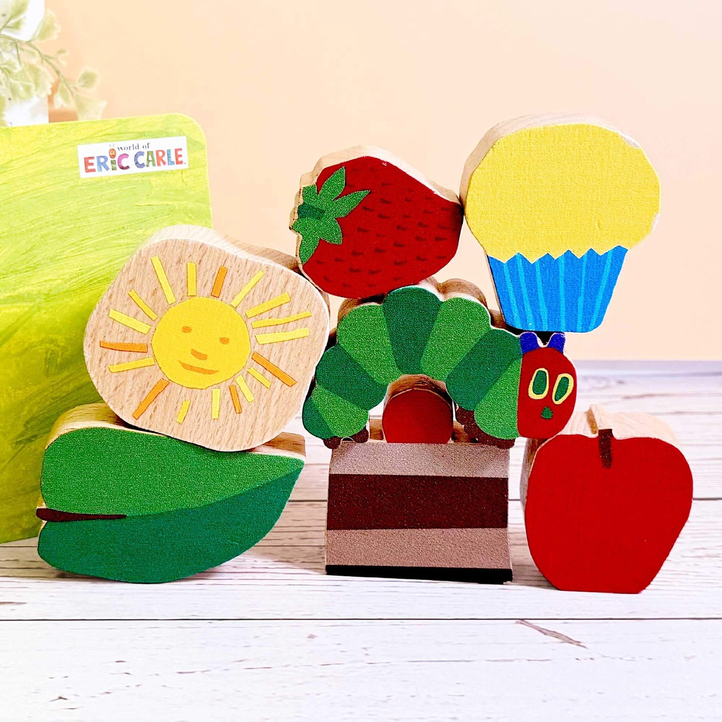 【絵本のつみき】ファンセット(はらぺこあおむし)