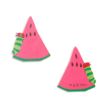 【絵本のつみきのバスボール】　はらぺこあおむし