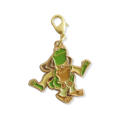 【絵本のチャーム】メタルチャーム/おんぶ 【がまくんとかえるくん】