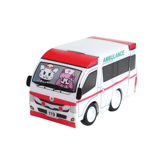 【サンサンキッズ 工作ＫＩＴ】働く乗り物シリーズ／走れ！救急車