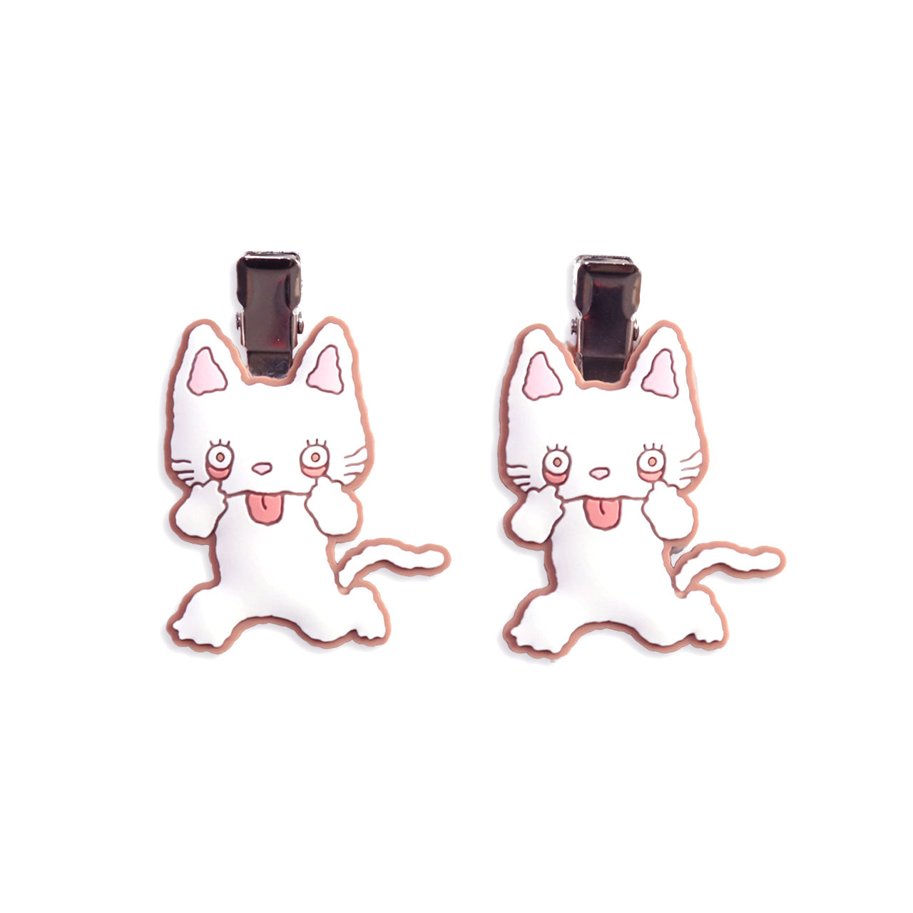 【絵本のクリップ】前髪クリップ/あかんべ2P【ノンタン】