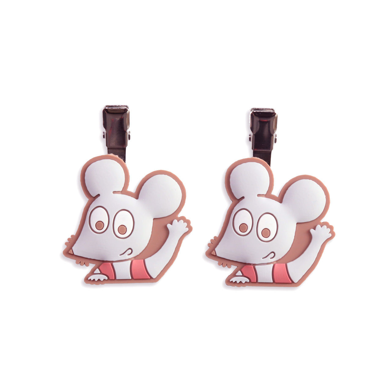 絵本のクリップ】前髪クリップ ねずみくん2P【ねずみくんのチョッキ 