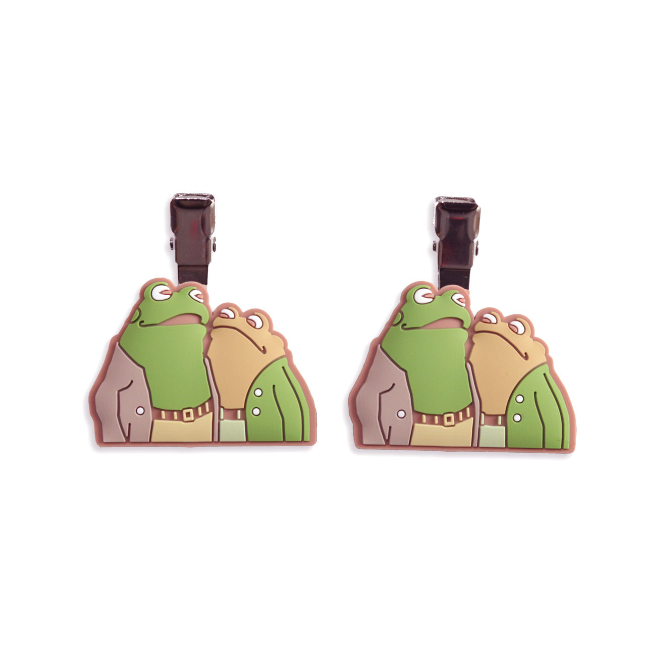 【絵本のクリップ】前髪クリップ/なかよし2P【がまくんとかえるくん】