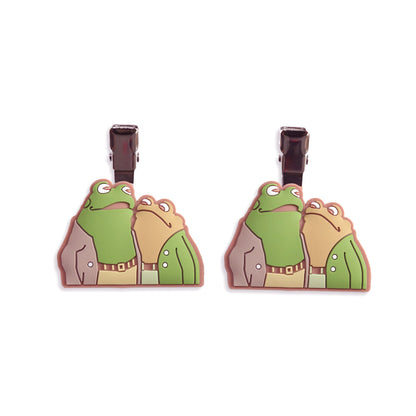 【絵本のクリップ】前髪クリップ/なかよし2P【がまくんとかえるくん】