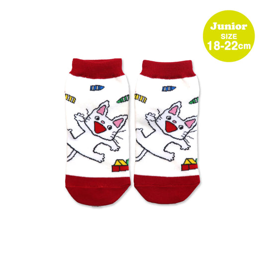 靴下　ジュニア／ぱっぱらぱなし【ノンタン】【絵本のくつした】