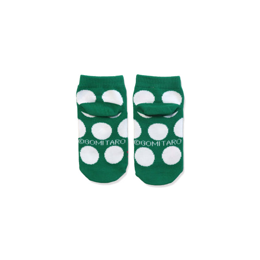 【きんぎょがにげた】 靴下 キッズ グリーンドット 【絵本のくつした】