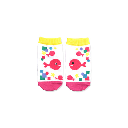 【きんぎょがにげた】靴下 キッズ いろんなかたち【絵本のくつした】
