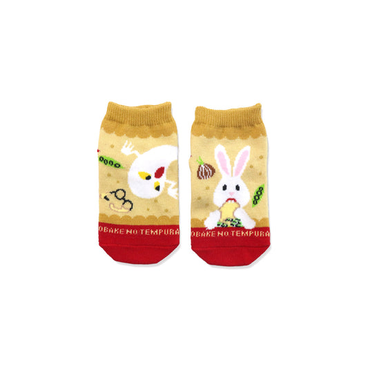 靴下　キッズ／てんぷら【おばけのてんぷら】【絵本のくつした】