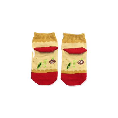 靴下　キッズ／てんぷら【おばけのてんぷら】【絵本のくつした】