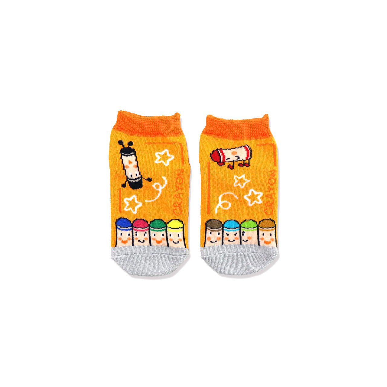 【くれよんのくろくん】靴下 キッズ くれよんのはこ【絵本のくつした】