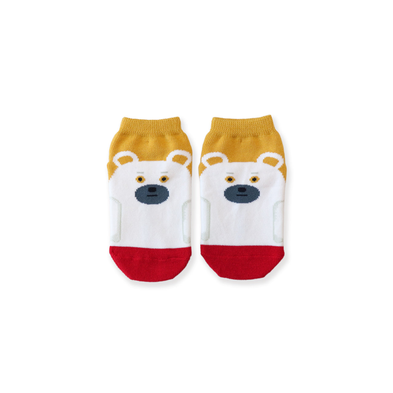 【絵本のくつした】(キッズ)赤いパンツ/しろくまのパンツ