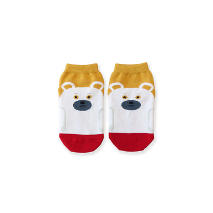 【絵本のくつした】(キッズ)赤いパンツ/しろくまのパンツ