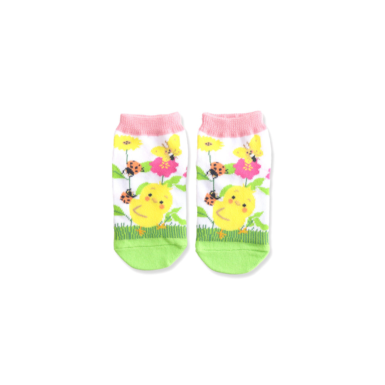 【ぴよちゃん】靴下 キッズ おはな【絵本のくつした】
