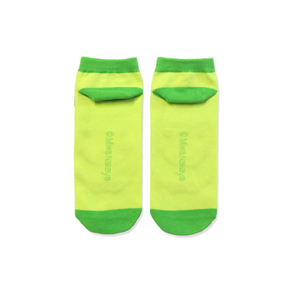 靴下　レディース／おかお【そらまめくんのベッド】【絵本のくつした】