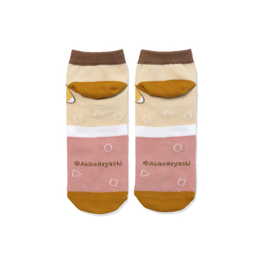 【こんとあき】 靴下 レディース ２ポーズこん 【絵本のくつした】