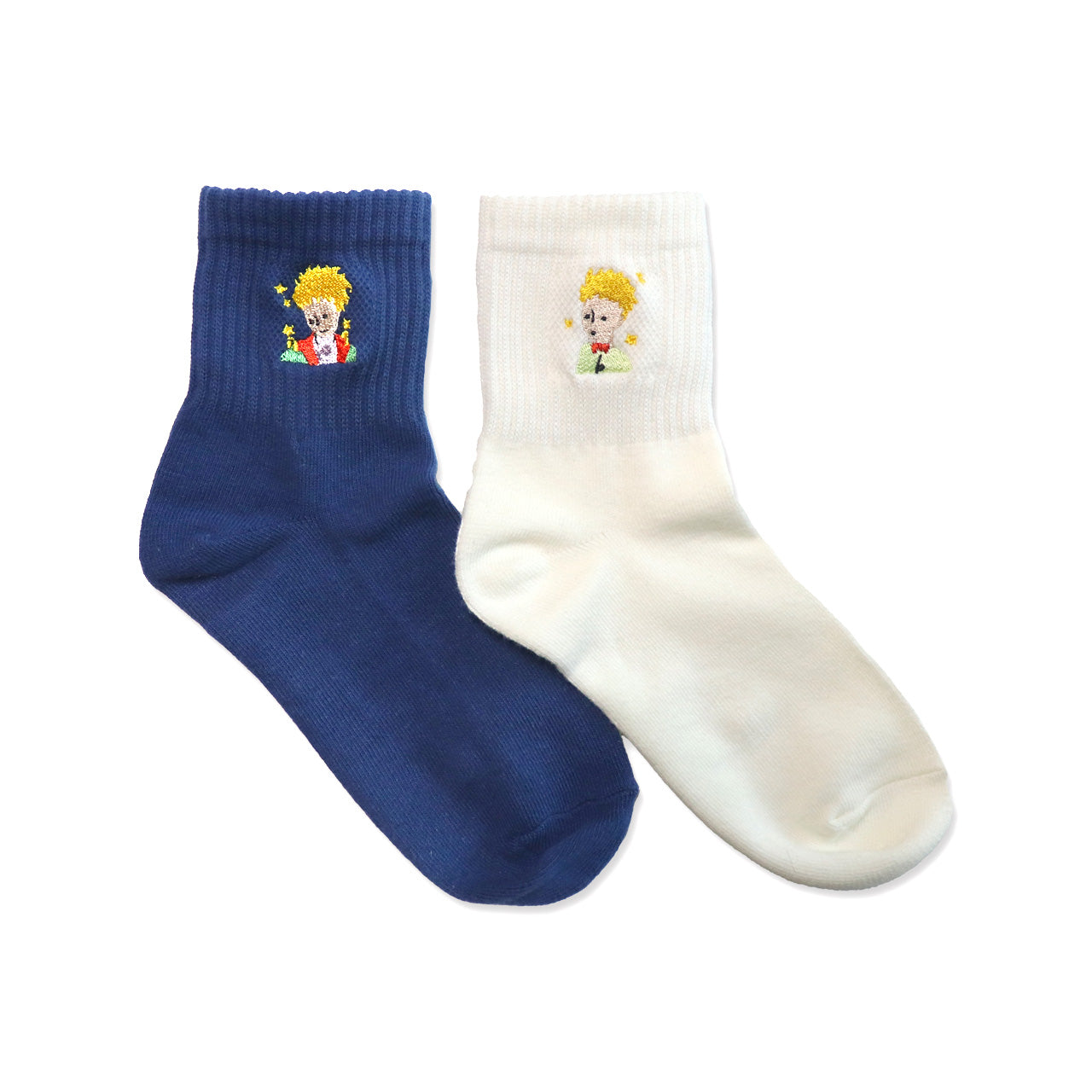 靴下 レディース／ネイビーブルー 王子さま【星の王子さま】【絵本のくつした】
