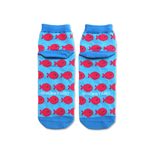 靴下　メンズ／きんぎょ【きんぎょがにげた】【絵本のくつした】