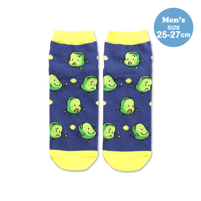 靴下　メンズ／いっぱい【そらまめくんのベッド】【絵本のくつした】