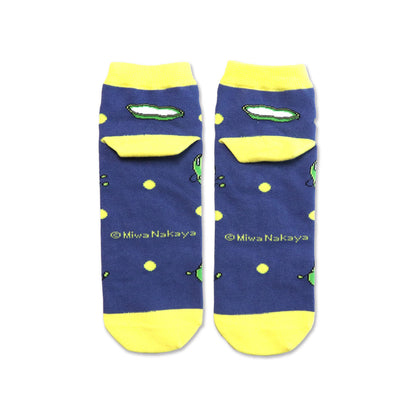 靴下　メンズ／いっぱい【そらまめくんのベッド】【絵本のくつした】