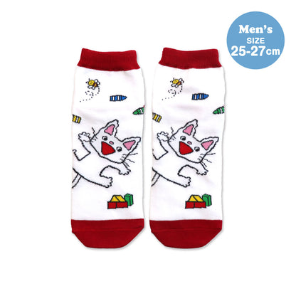 靴下　メンズ／ぱっぱらぱなし【ノンタン】【絵本のくつした】