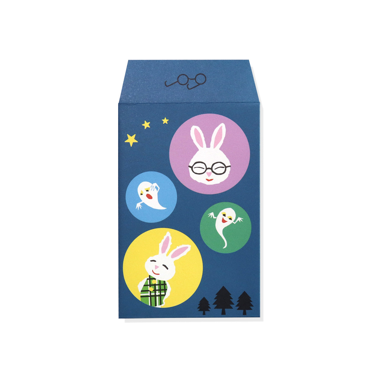 【絵本のぷちぶくろ】ドット【めがねうさぎ】