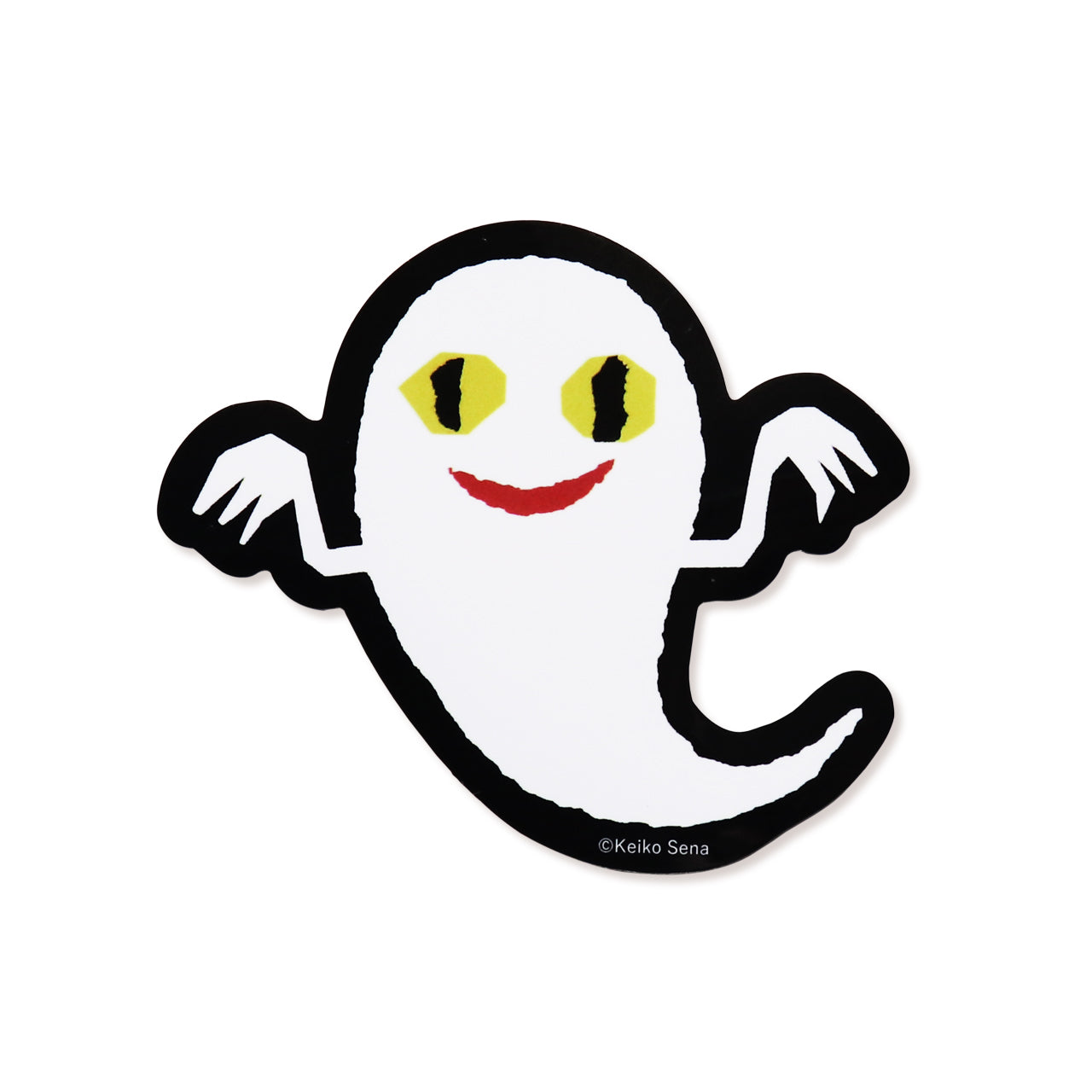 ステッカー おばけ ブラック【ねないこだれだ】【絵本のステッカー】 – 親子の時間研究所STORE