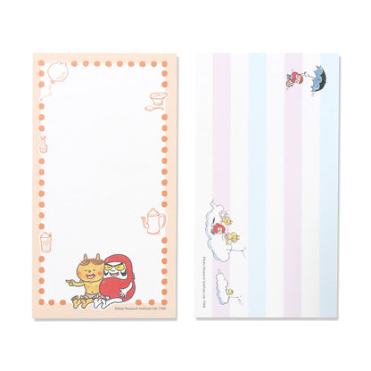 【だるまちゃんとかみなりちゃん】メモ ともだち【絵本のステーショナリー】