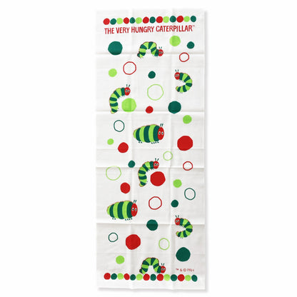 【絵本の手ぬぐい】あおむし 手ぬぐい サークル