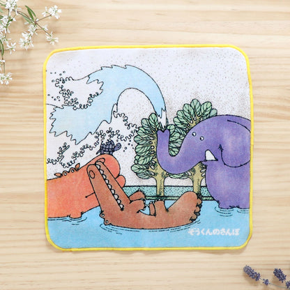 【絵本のタオル】ぞうくんのさんぽ PT 水浴び