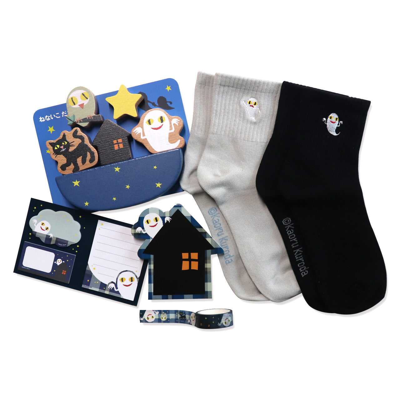 【完売品】わたしのワンピース♡絵本のくつした＆しかけポケットエプロン＆マグカップ 靴下 レディース／よぞら【わたしのワンピース】【絵本のくつした