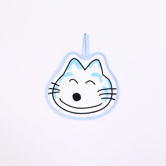 ループ付きタオル　ニッコリ【11ぴきのねこ】