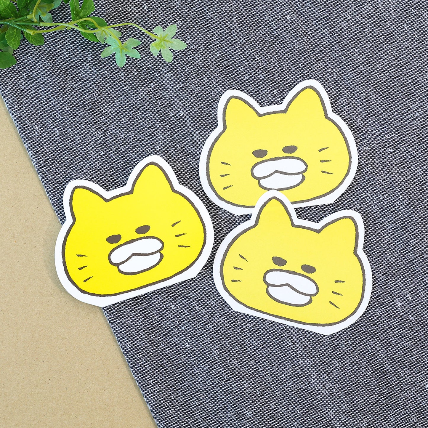 ダイカットメモ かお【ノラネコぐんだん】