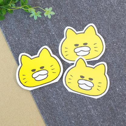 ダイカットメモ かお【ノラネコぐんだん】