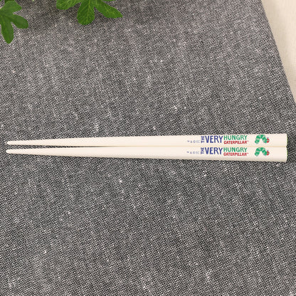 ミルキー塗箸S(ホワイト)【はらぺこあおむし】