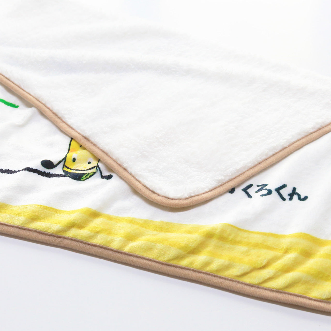 ブランケット いろんな線 Mサイズ 【くれよんのくろくん】