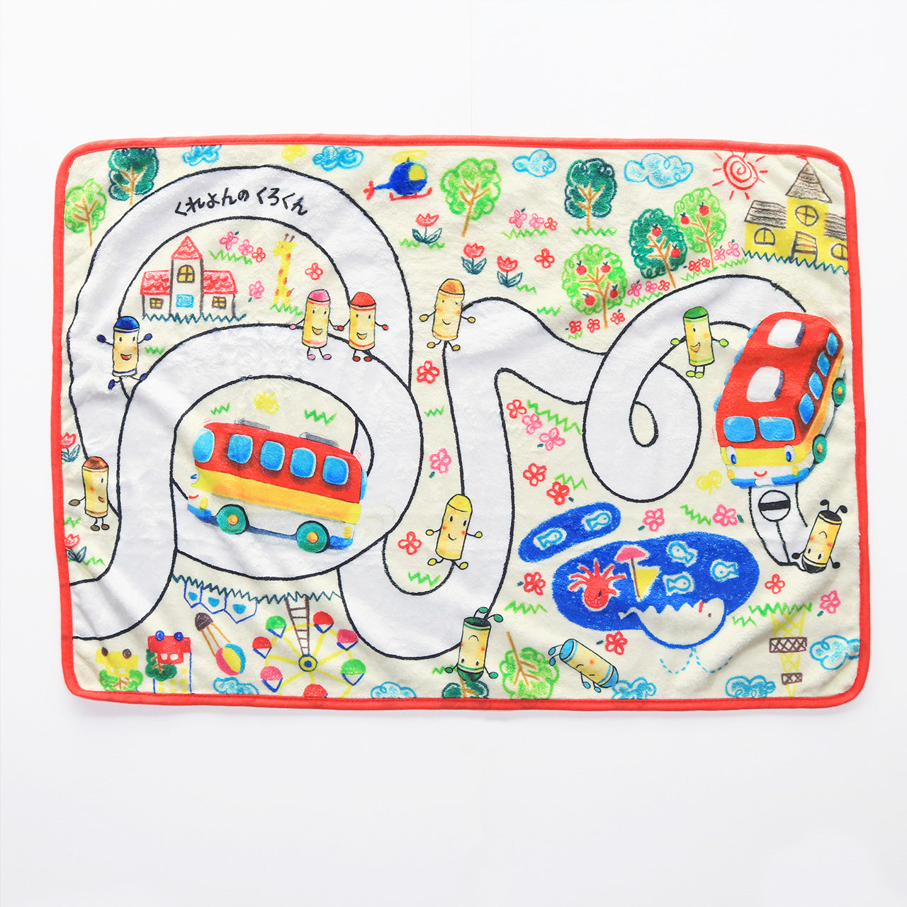 ブランケット バス Sサイズ 【くれよんのくろくん】