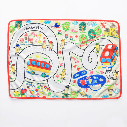 ブランケット バス Sサイズ 【くれよんのくろくん】