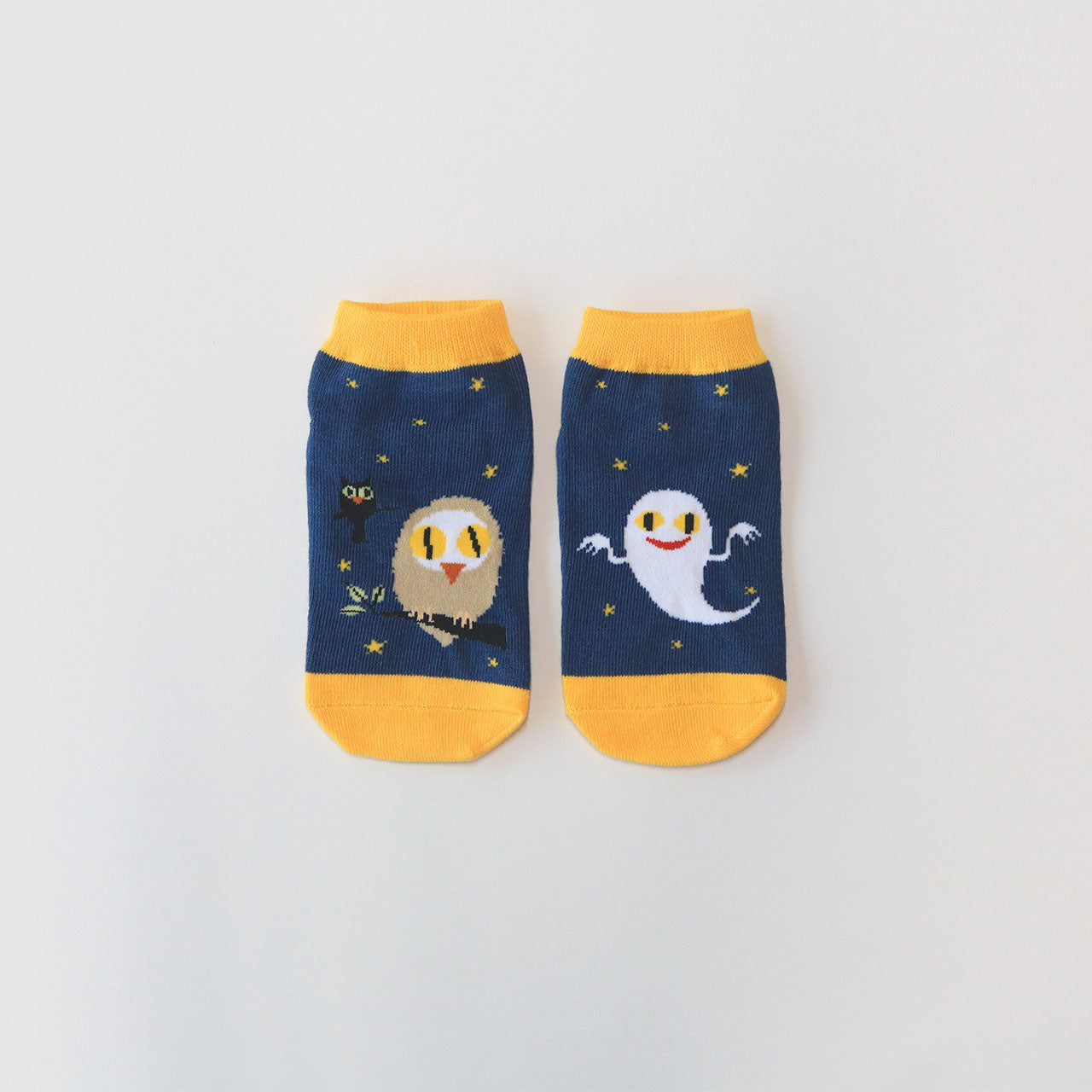 靴下 ジュニア／おばけとふくろう【ねないこだれだ】【絵本のくつした】