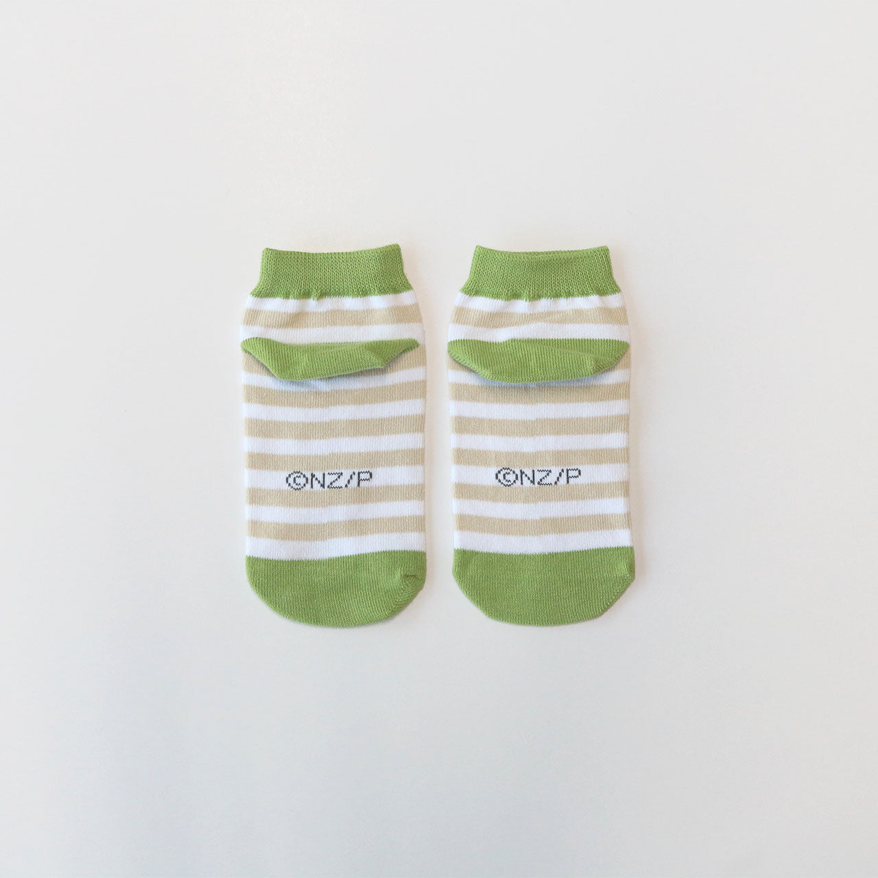 靴下 ジュニア／ストライプ【ねずみくんのチョッキ】【絵本のくつした】