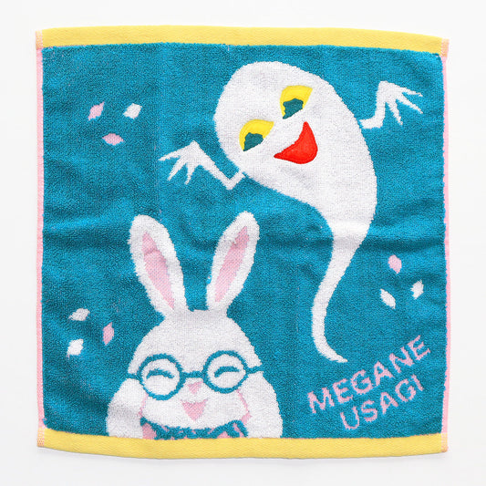 ウォッシュタオル めがねうさぎ 【せなけいこ】
