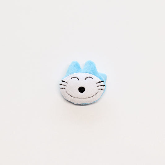 ぬいぐるみバッジ　ブルー【11ぴきのねこ】