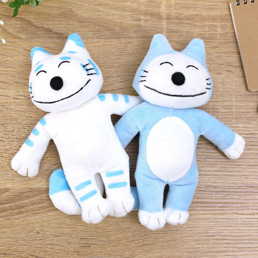 ぬいぐるみ　Sサイズ ブルー【11ぴきのねこ】