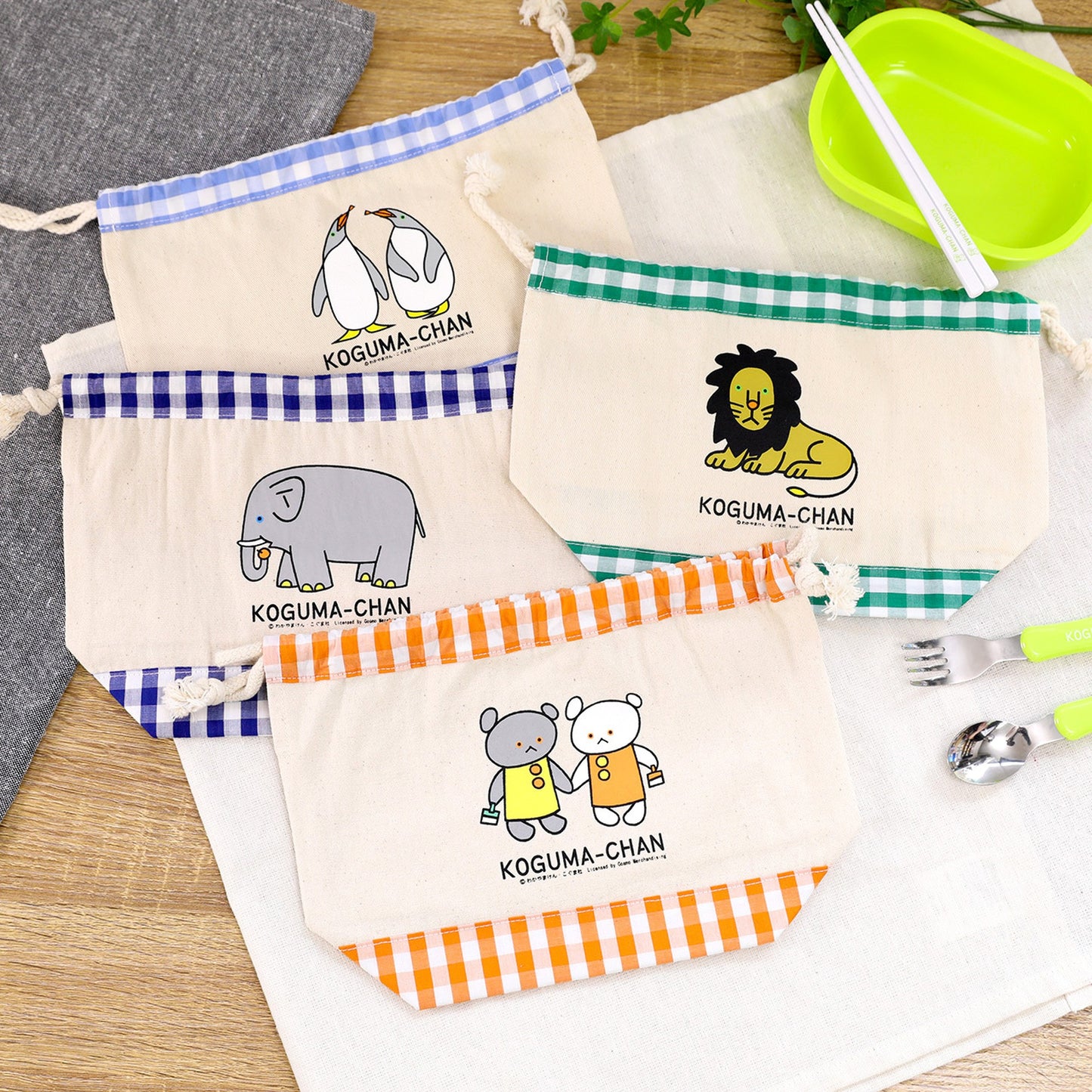 お弁当袋　ぺんぎん【こぐまちゃん】