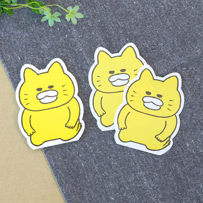 ダイカットメモ はんせい【ノラネコぐんだん】