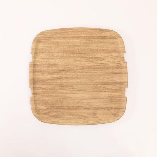 スタックストー baquet　M用蓋 onbaquet　by　mooq　チェリーウッド調【はらぺこあおむし】