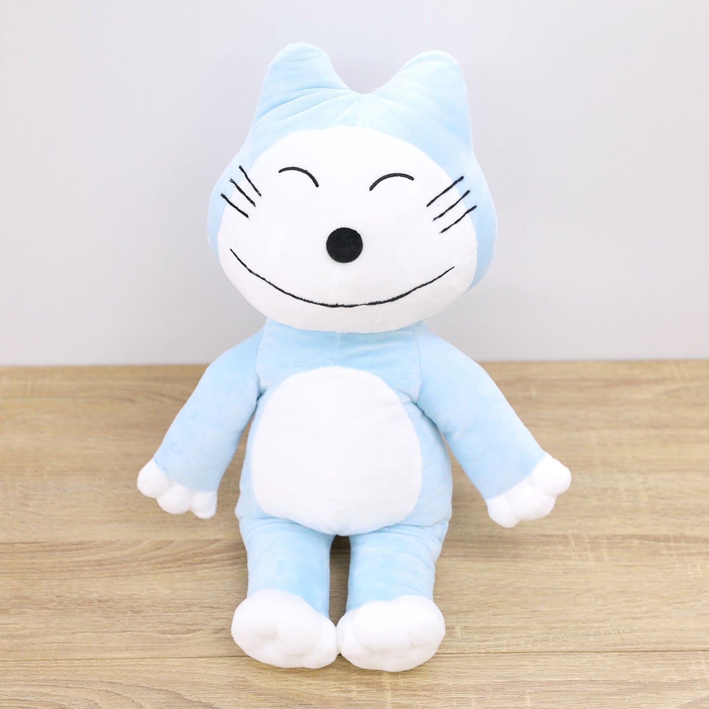 ぬいぐるみ　Lサイズ　ブルー【11ぴきのねこ】